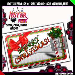 Christmas Card - Merry Christmas Festive Border1 - Printable Christmas Card