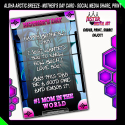 Mother's Day Card - Aloha Ice - Printable Mothers Day Card