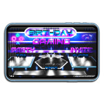 Kids 3D Gaming Birthday Party Invitation - Editable Horizontal - Fighter Drone Blue