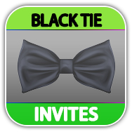 Black Tie Party Invites