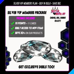 Silver VIP Members Package - Buy in bulk - Cards & Invites Points